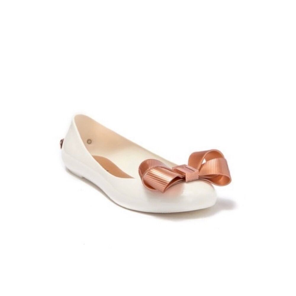 Ted Baker London Larmiar Bow Jelly Ballet Flats EU 38 US 8Slip‎ On